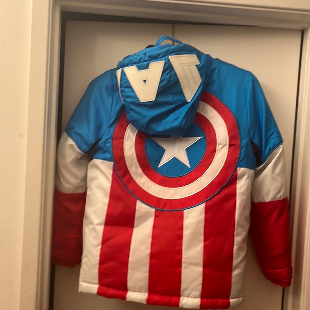 Captain America jacket -euc